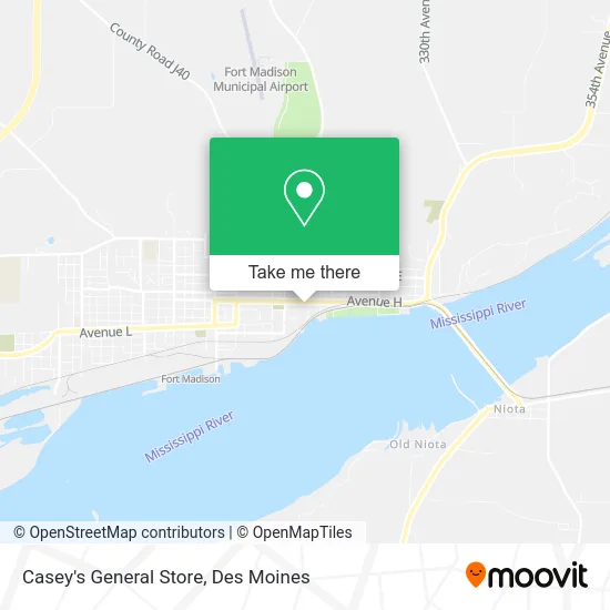 Casey's General Store map