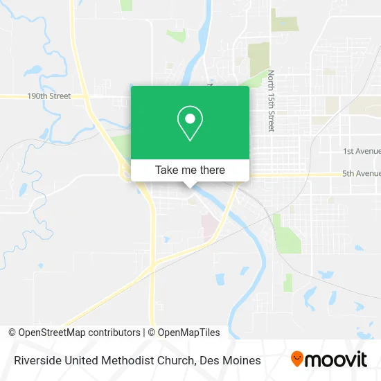Riverside United Methodist Church map