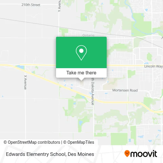 Edwards Elementry School map