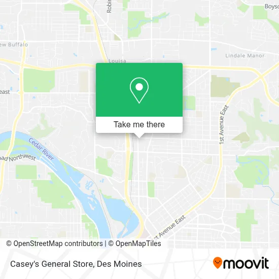 Casey's General Store map