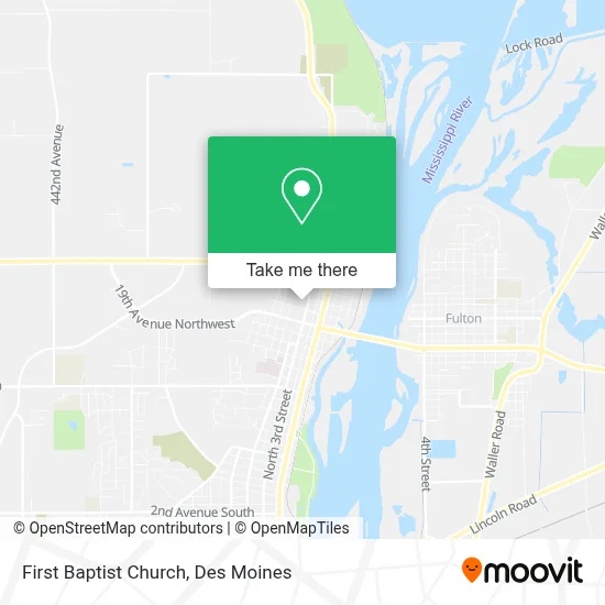 First Baptist Church map