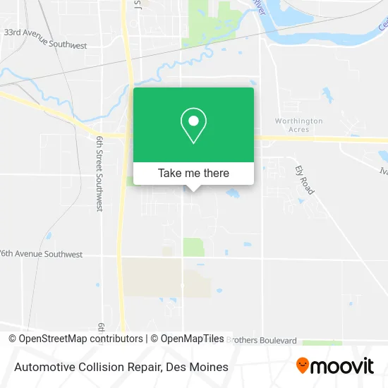 Automotive Collision Repair map