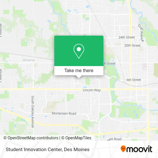 Mapa de Student Innovation Center