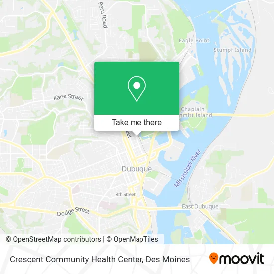 Crescent Community Health Center map