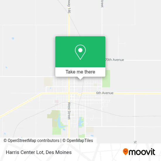 Harris Center Lot map