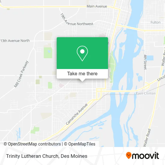 Trinity Lutheran Church map