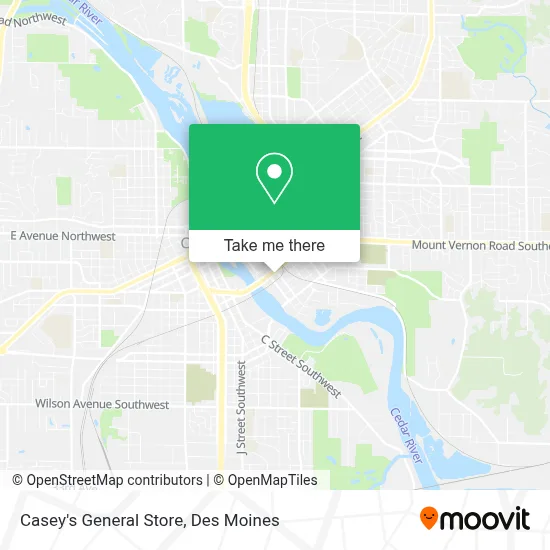 Casey's General Store map
