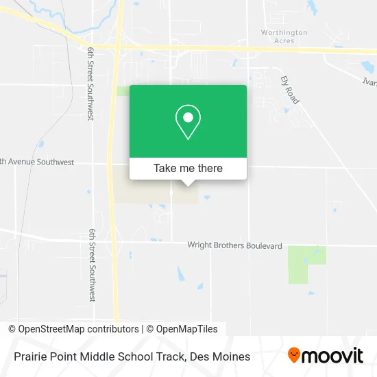Prairie Point Middle School Track map