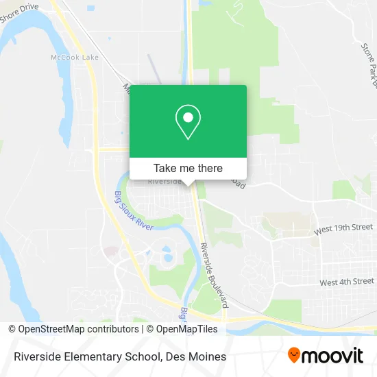 Riverside Elementary School map