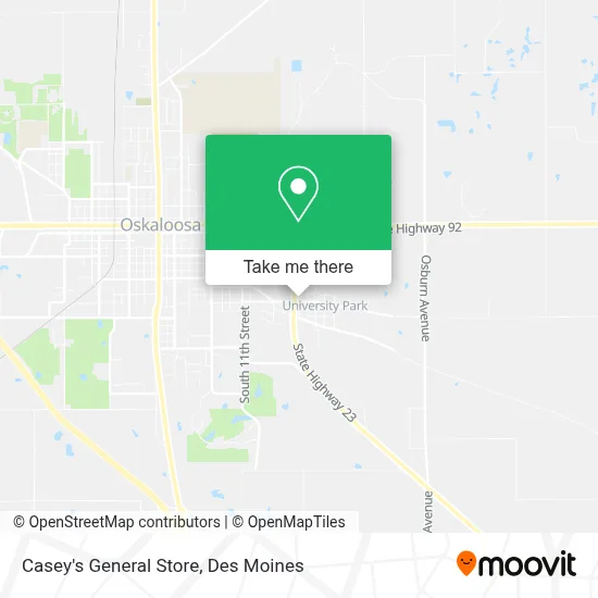 Casey's General Store map
