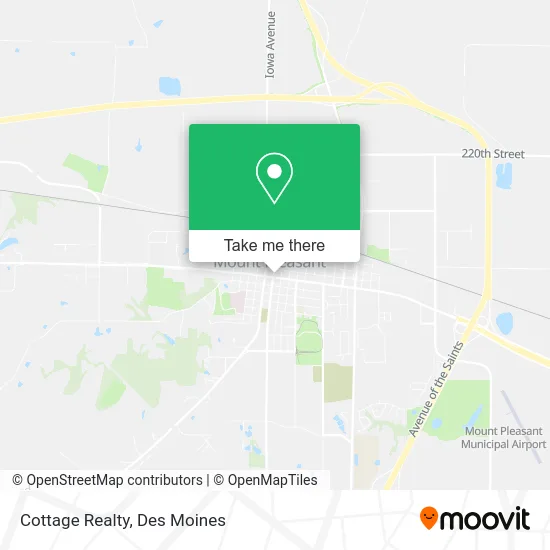 Cottage Realty map