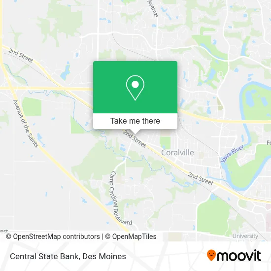 Central State Bank map