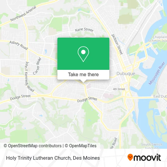 Holy Trinity Lutheran Church map