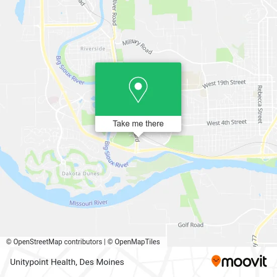 Unitypoint Health map