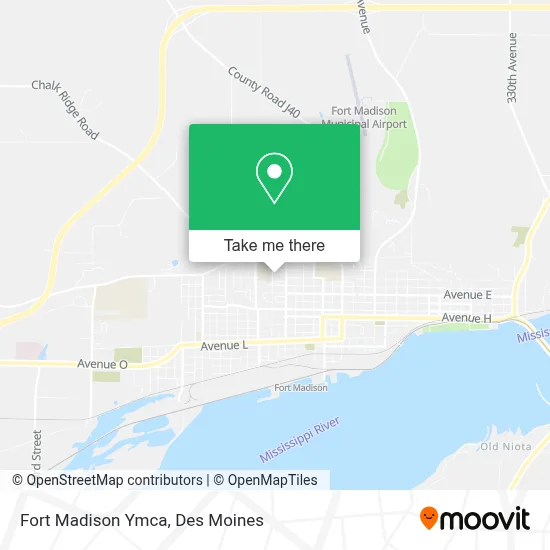 Fort Madison Ymca map
