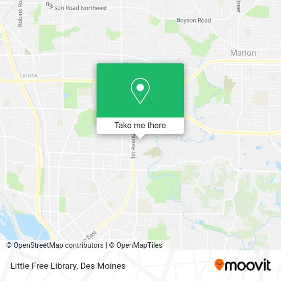 Little Free Library map
