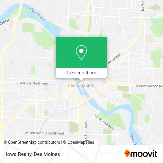 Iowa Realty map