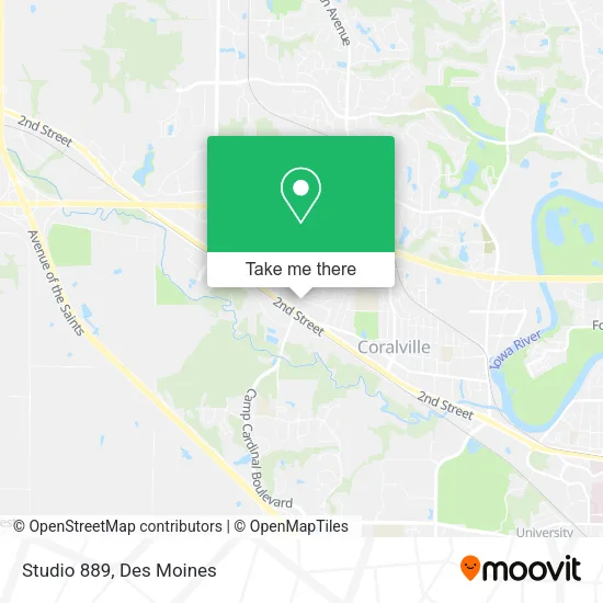 Studio 889 map