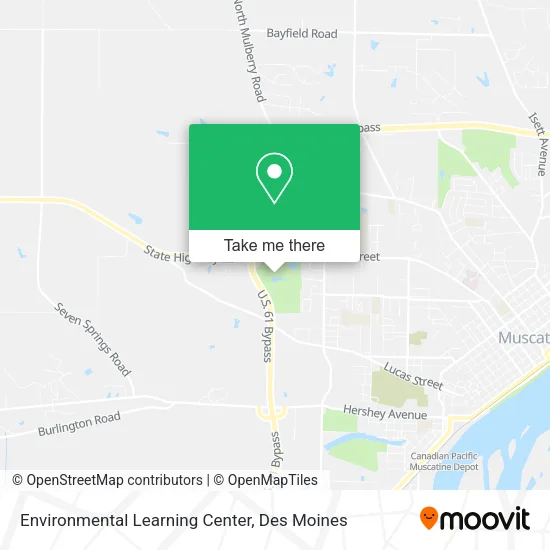 Environmental Learning Center map