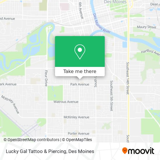 Mapa de Lucky Gal Tattoo & Piercing