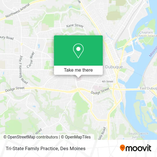 Tri-State Family Practice map