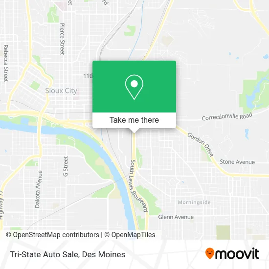 Tri-State Auto Sale map