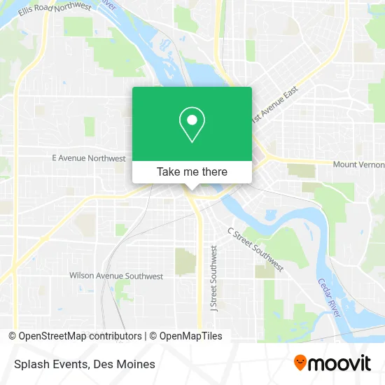Splash Events map