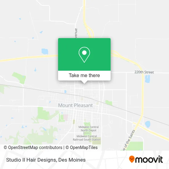 Studio II Hair Designs map