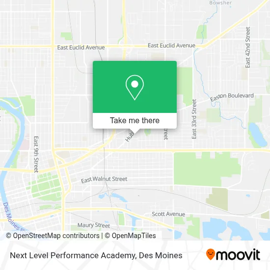 Next Level Performance Academy map