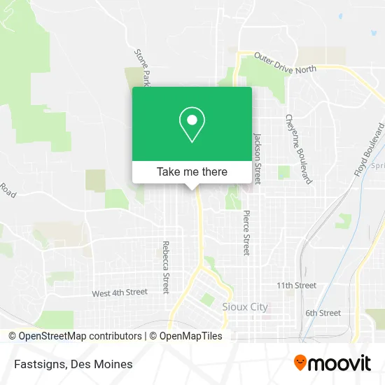 Fastsigns map