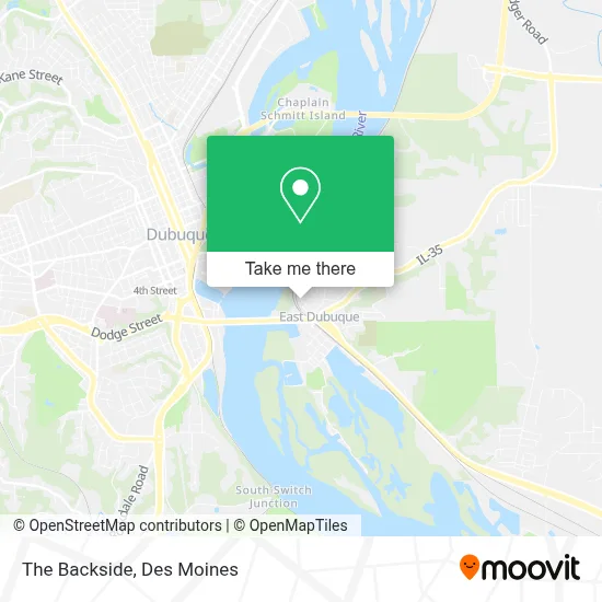 The Backside map