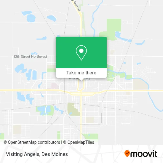 Visiting Angels map
