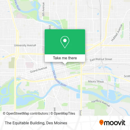 The Equitable Building map
