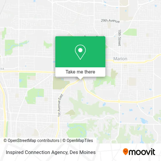 Inspired Connection Agency map
