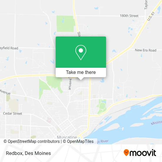 Redbox map