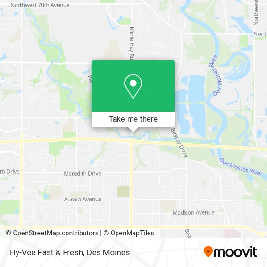 Hy-Vee Fast & Fresh map