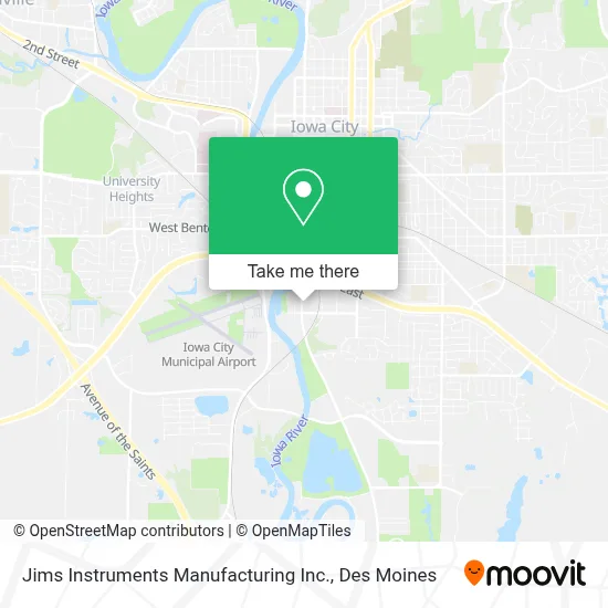 Jims Instruments Manufacturing Inc. map