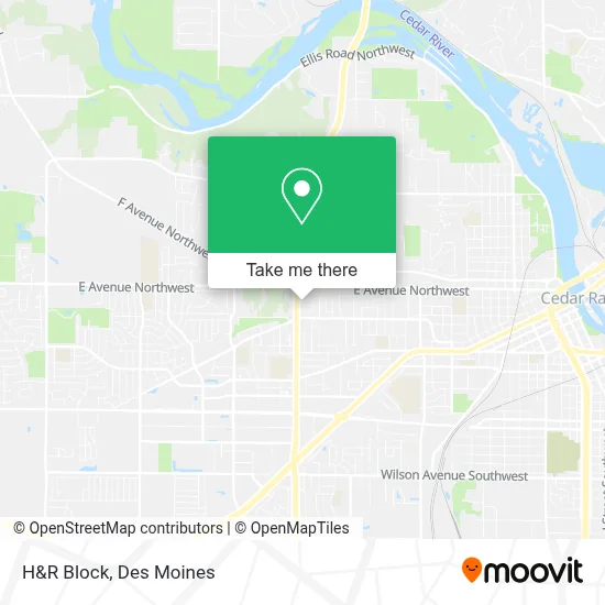 H&R Block map