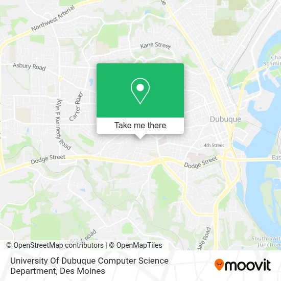 University Of Dubuque Computer Science Department map