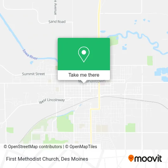 First Methodist Church map