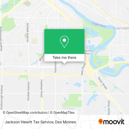 Jackson Hewitt Tax Service map