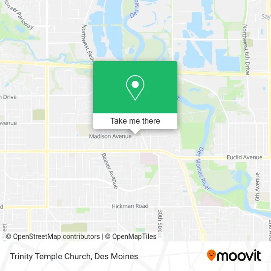 Trinity Temple Church map