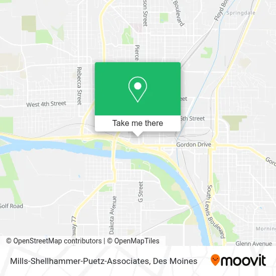 Mills-Shellhammer-Puetz-Associates map