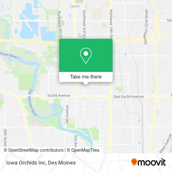 Iowa Orchids Inc map
