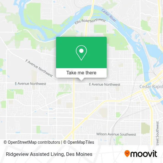Ridgeview Assisted Living map