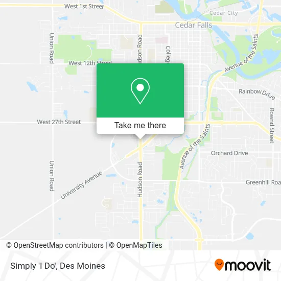 Simply 'I Do' map