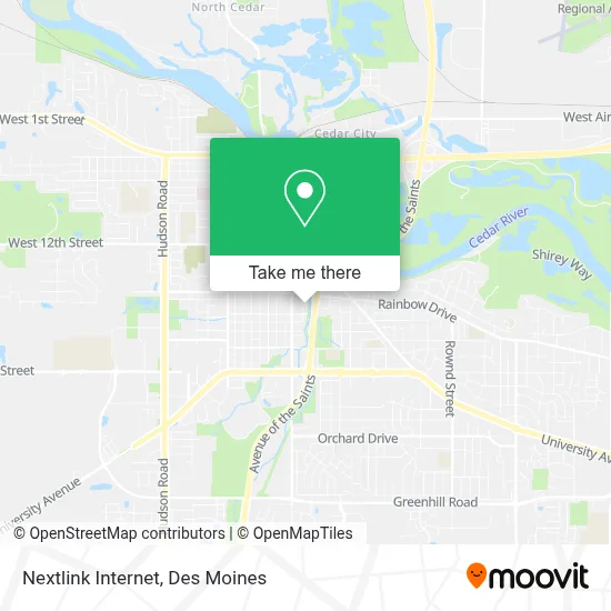Nextlink Internet map