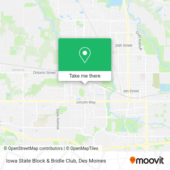 Iowa State Block & Bridle Club map