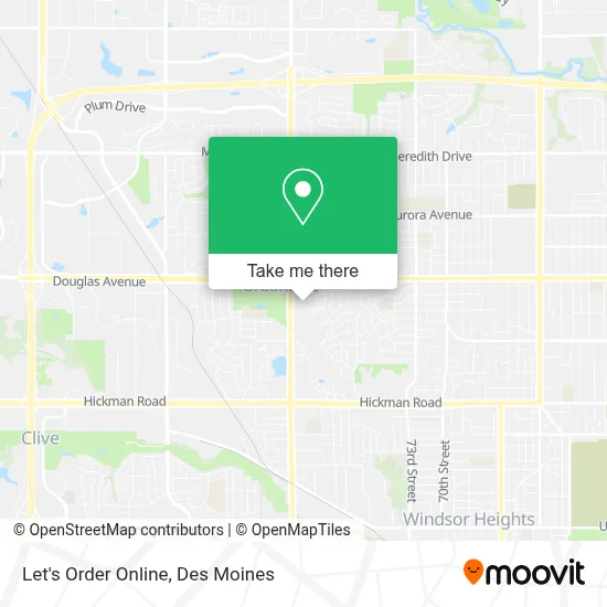 Let's Order Online map