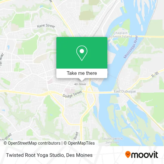 Twisted Root Yoga Studio map